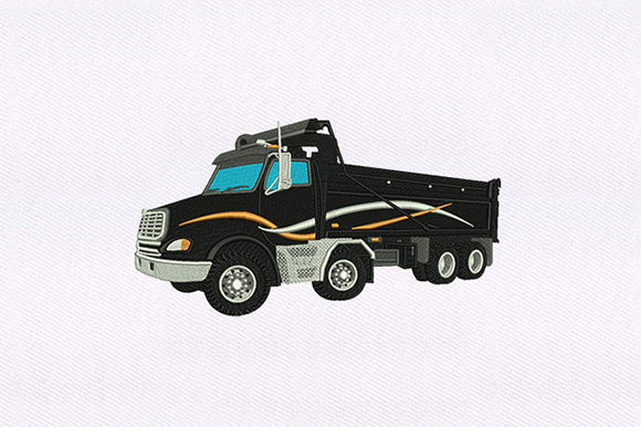 Black Freight Truck