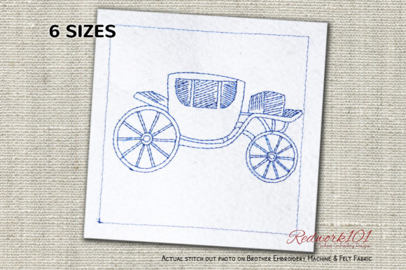 Carriage Lineart Design