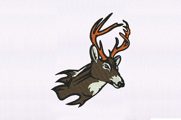 Horned Deer Head