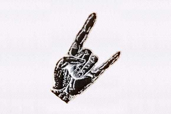Horns Hand Sign Embroidery Review
